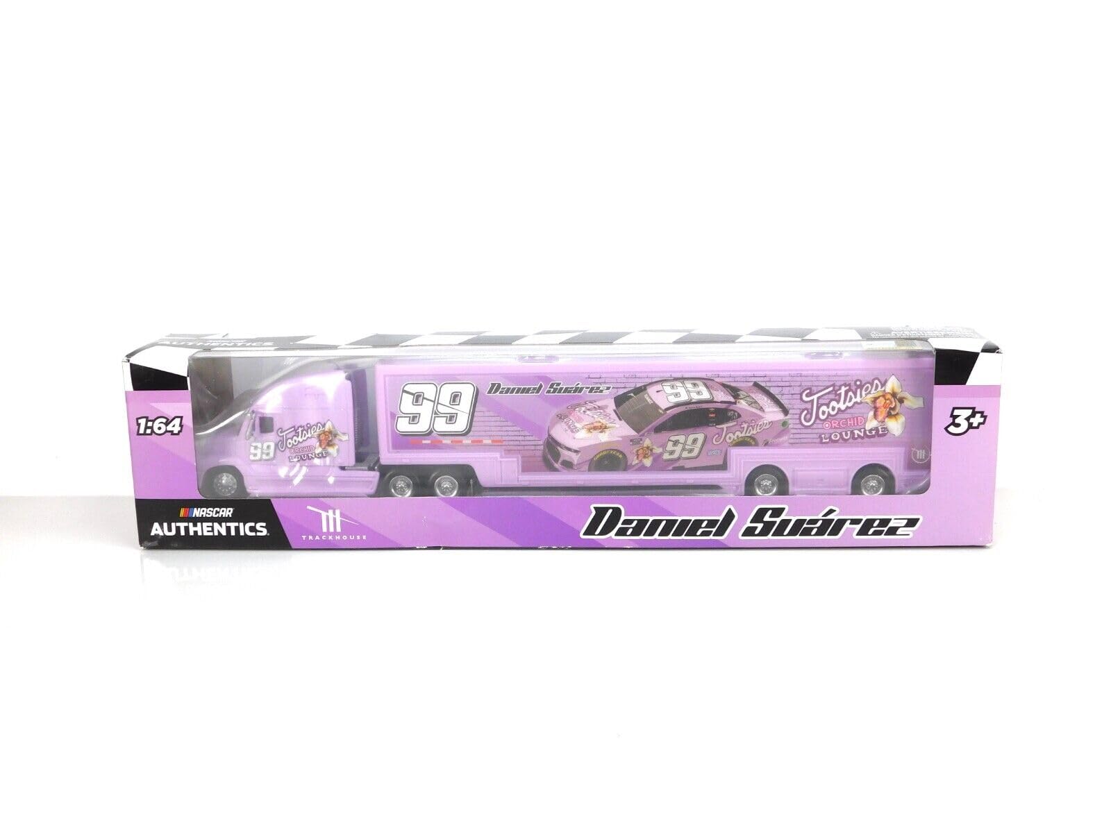 Photo 1 of 2021 Nascar Authentics Daniel Suarez #99 Tootsies 1/64 Diecast Hauler Trackhouse