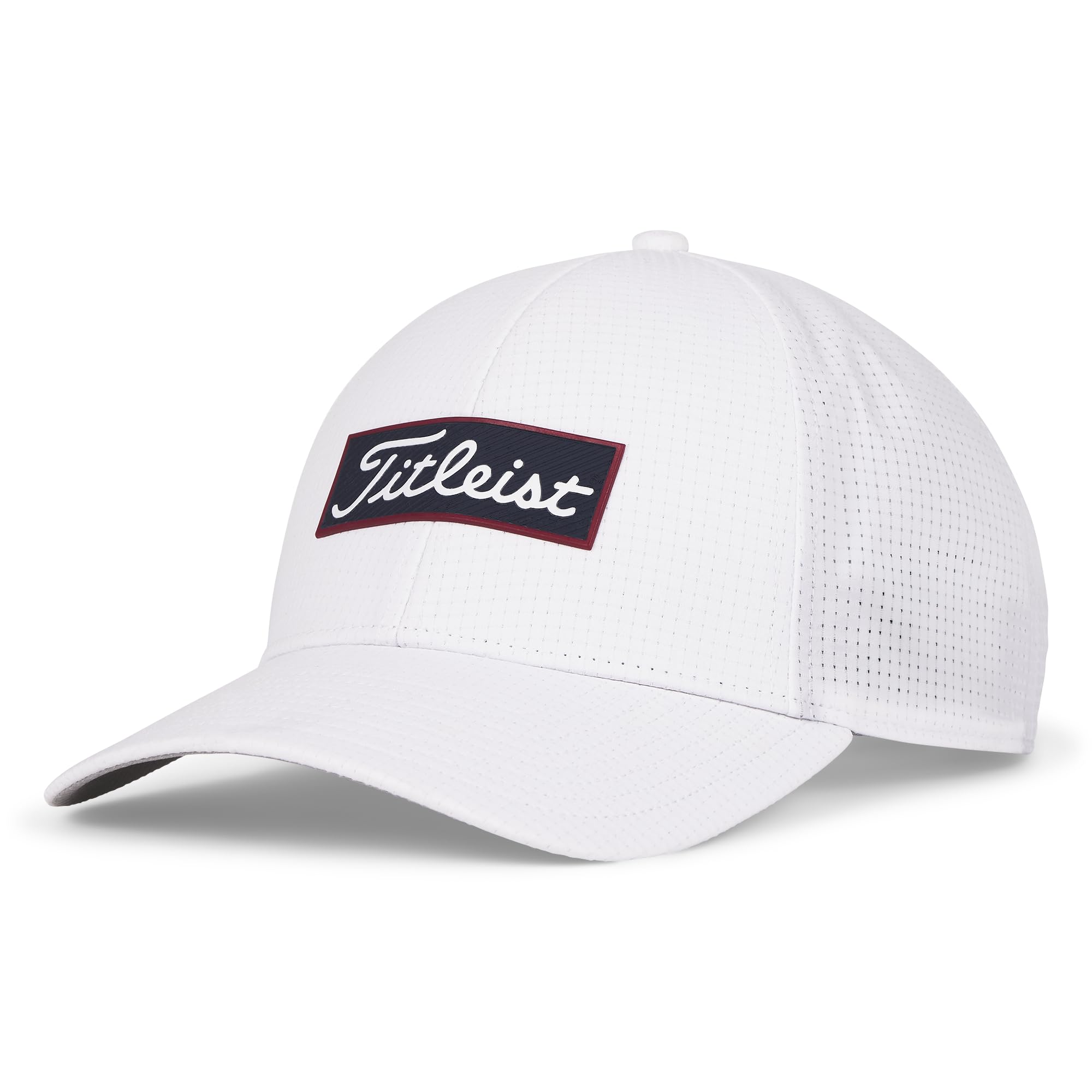 Titleist Oceanside Golf Cap, White/Navy/Red, Adjustable