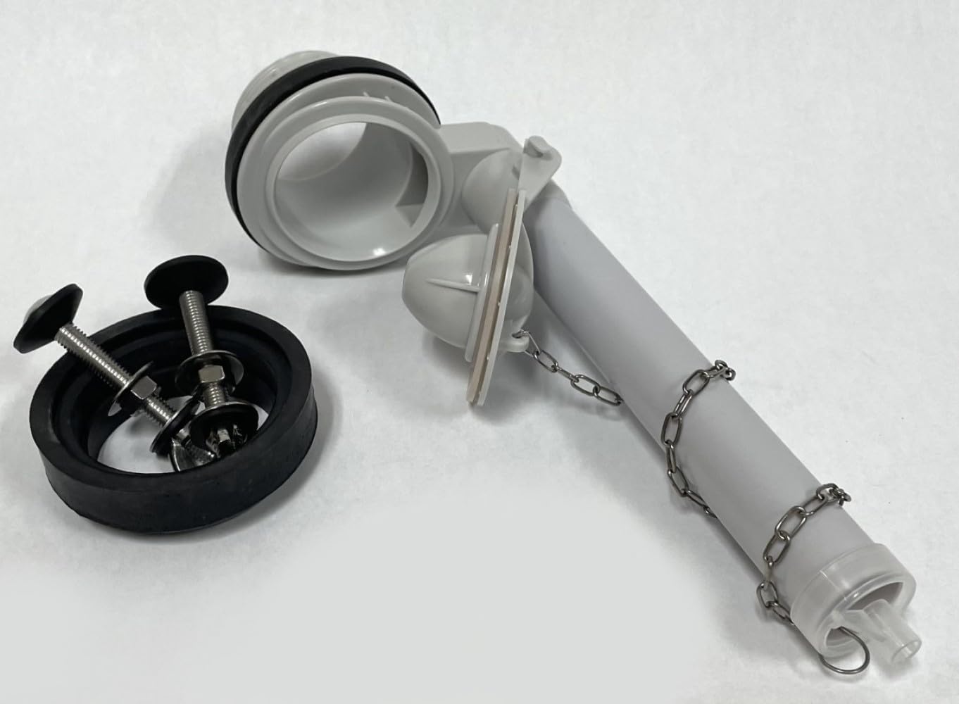 NuFlush Replacement for Fluidmaster 507A 2-Inch Toilet Flapper Valve Assembly for Two Piece Toilet