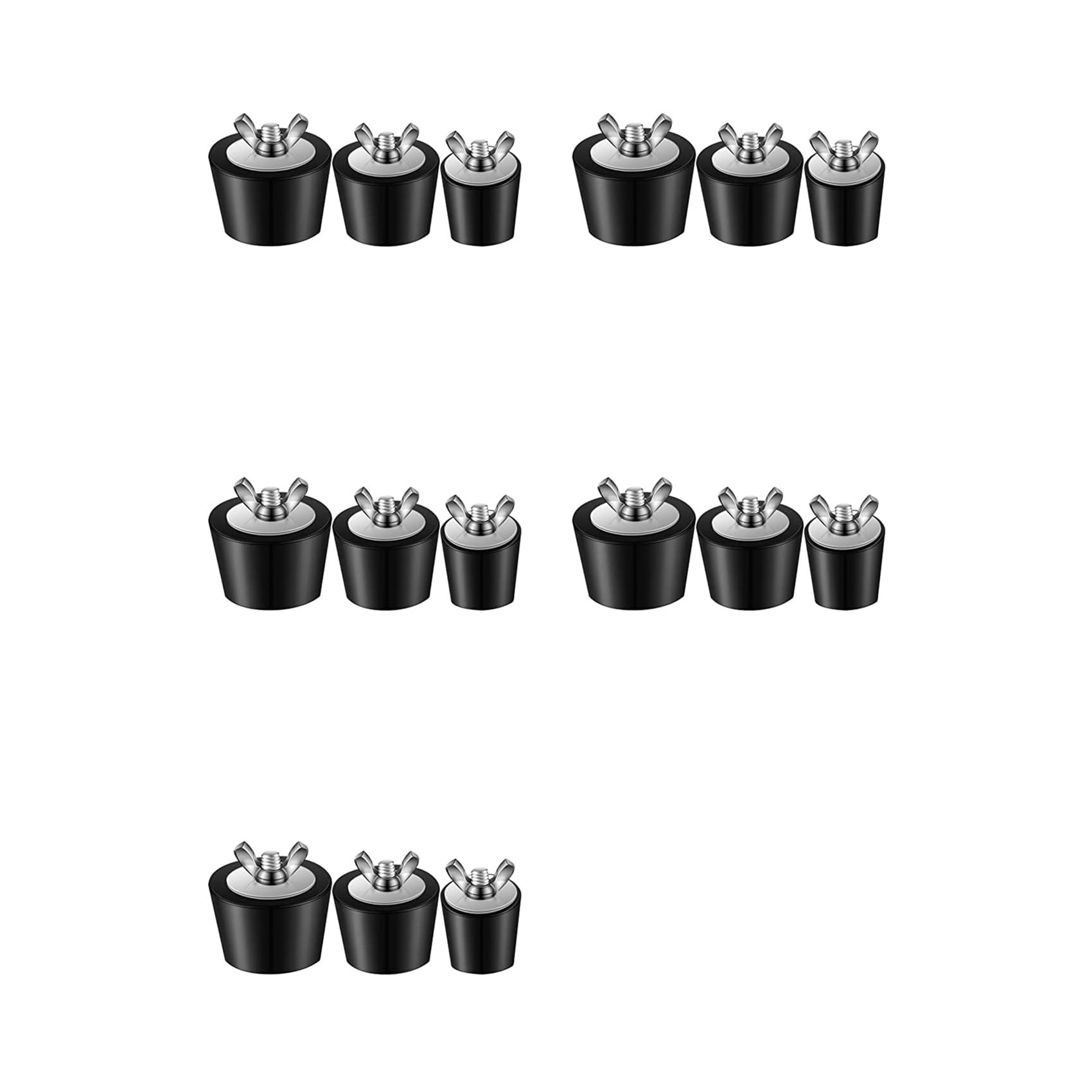 Hndhbfgrt 15X 3 Sizes Rubber Pool Plug Pool Return Line Plug Pool Plug Splitter Plug Pool Plug for Above Ground Pool Inground Pool