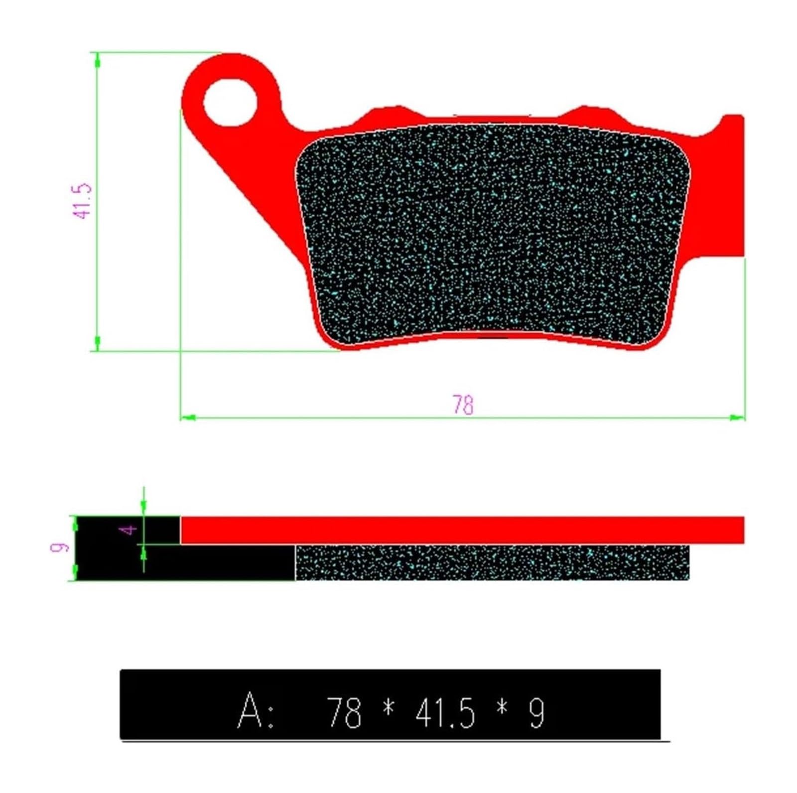 Pastiglie Freno Per A Disco Per Caponord Per Rally 1200 2013-2019 Accessori Freno Ricambi Moto Pastiglie Anteriore Posteriore(Rear 1 pair)