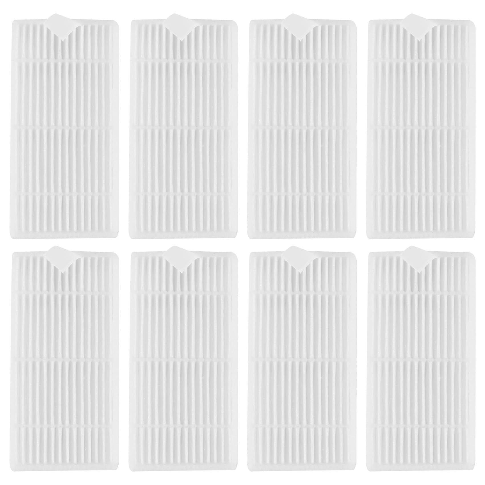 8 Pack Premium Filter，Compatible for Ilife， V3S V5 V5S Pro Robotic Vacuum Cleaner，Compatible for Furlan Replacement Filter for Replace