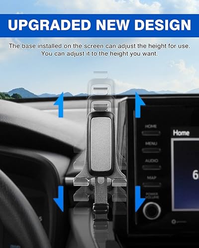 Vista 63 de Autorder Soporte de teléfono de automóvil para Toyota C-HR CHR 2019-2022, soporte de teléfono con organizador de tablero, pantalla de 8 pulgadas