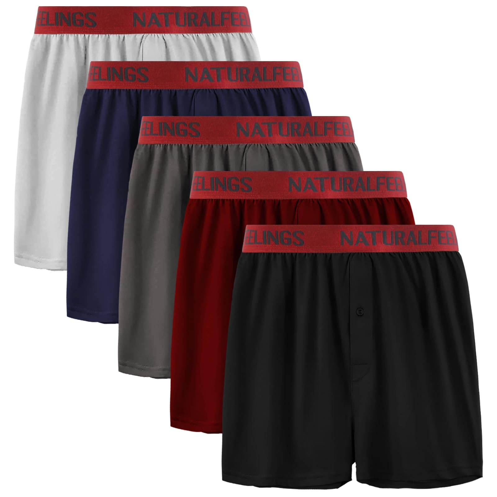 Natural Feelings Boxer da Uomo Intimo Boxer da Uomo