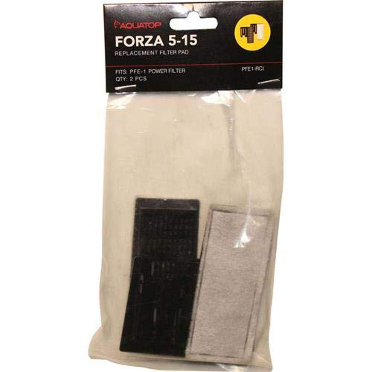 Aquatop Forza 45 GPH Power Filter Replacement – Up for 5-15 Gallons – Great for Fresh & Saltwater – Advanced Filtration Design for Crystal Clear Water