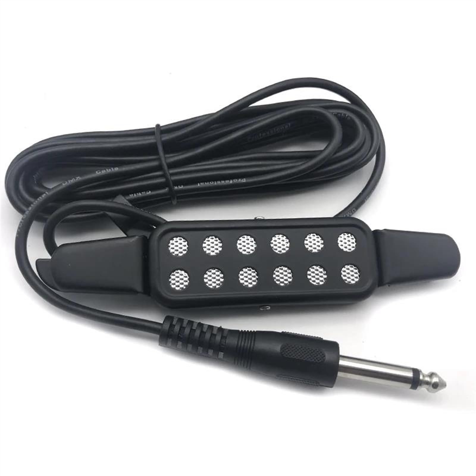 Pickup Per Foro Sonoro Amplificatore Per Chitarra Facile Da Fissare Clip Su Pickup Per Chitarra Acustica Classica Pezzi di ricambio per pickup per chitarra acustica(Silver)