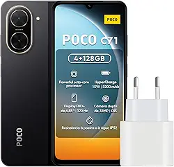 Smartphone Xiaomi Poco C71 Preto 4G 4GB RAM 128GB ROM[25028PC03G]