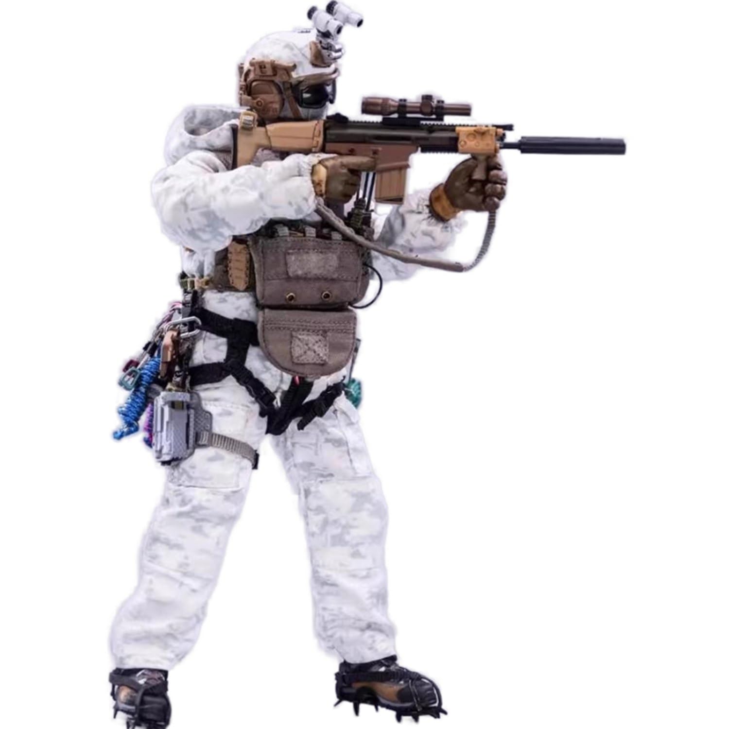 Pipigirl x HASUKI 1/12 Scale Special Forces Action Figure, SWAT Soldier Figure Model, Accessories Collection Military Toys