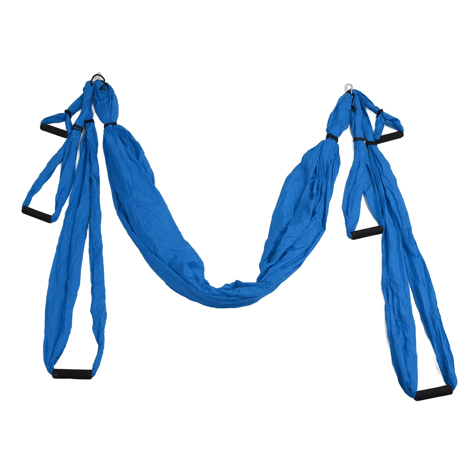 Jiawu Ensemble de Balançoire de Yoga Aérien, Coton Polyester Réglable pour Améliorer la flexibilité, Hamac de Yoga Suspendu, Exercice Physique pour Intérieur et Extérieur, Salle de