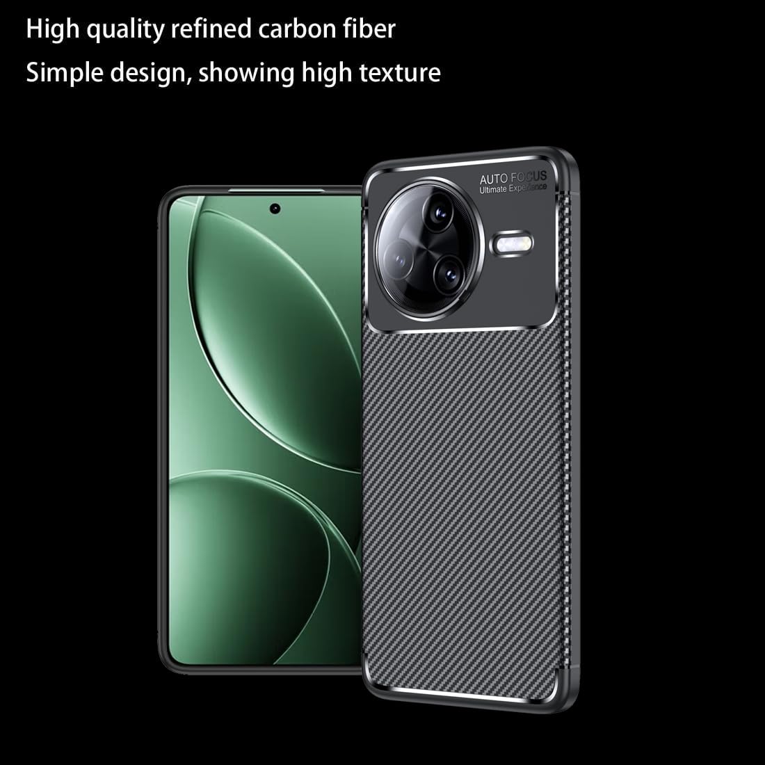 Handyhülle Für Xiaomi Poco X7 Pro | TPU Silikon, Kratzfest | Ultradünn, Antibakteriell, Schwarz