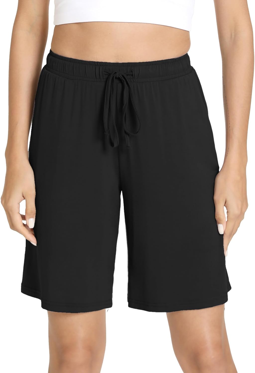 GYS Bamboo Viscose Pajama Shorts for Women Soft Summer Sleep