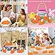 10 Stück Aufziehspielzeug Hasen Mit Karotte, Aufziehbare Hasen Karotte, Aufziehbare Osterhasen Set, Aufziehbare Hasen Aufziehspielzeug, Geeignet Für Spielbelohnungen, Frühkindliche Bildung (Orange)