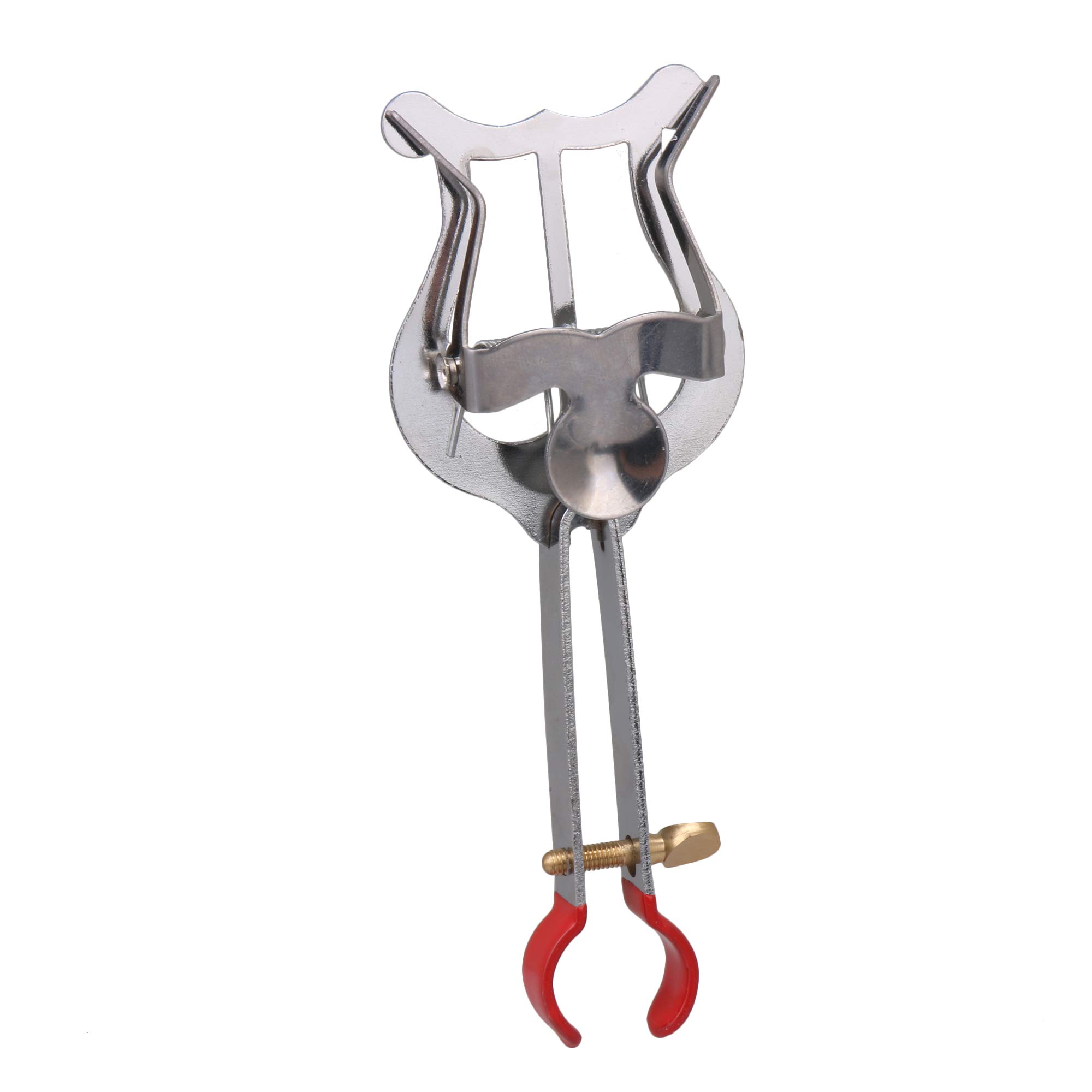 13,7 x 5,2 x 1,9 cm Argento Tromba Marching Lyre Morsetto Musica Clip Strumento Parti
