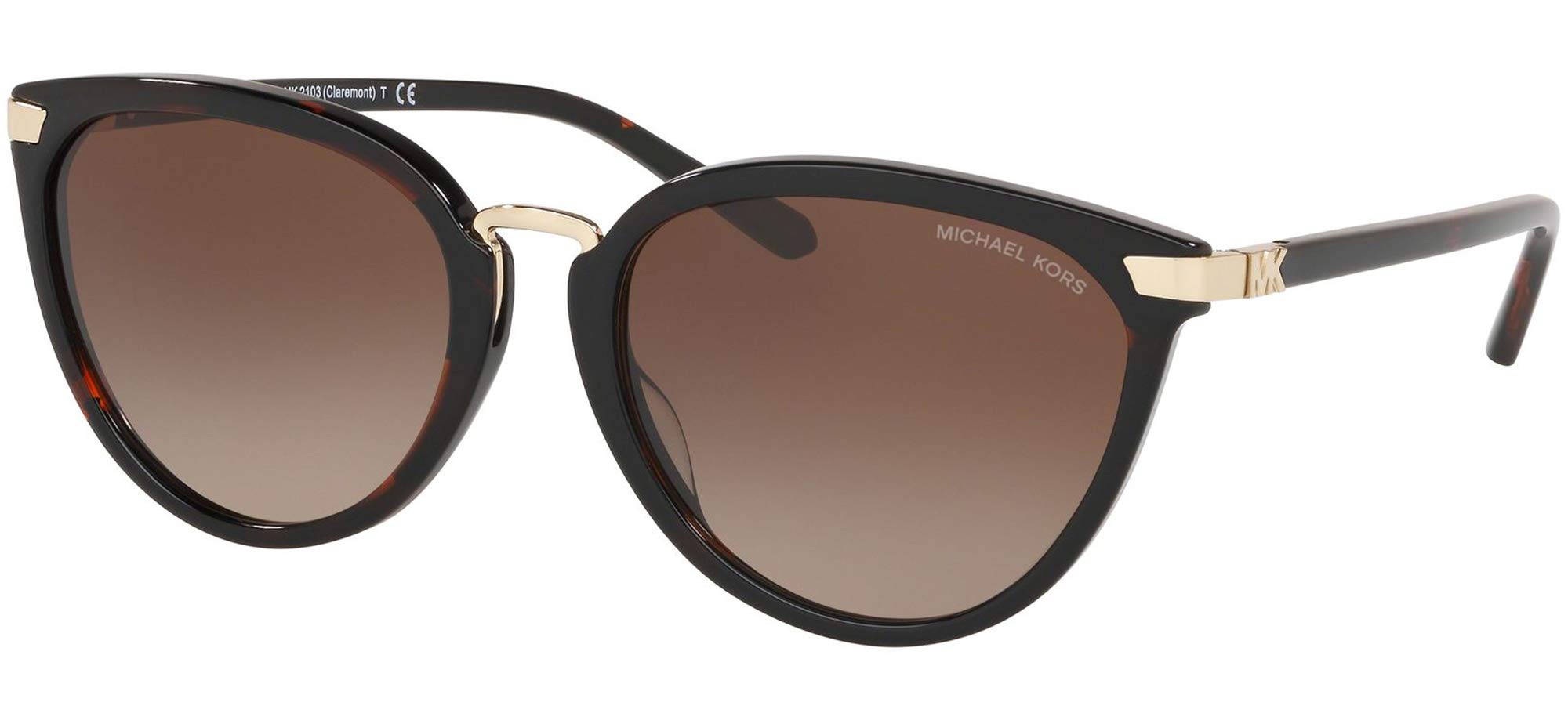 Michael KorsWomen's Sunglasses, Dark Havana/Brown Shaded, 0MK2103, 56
