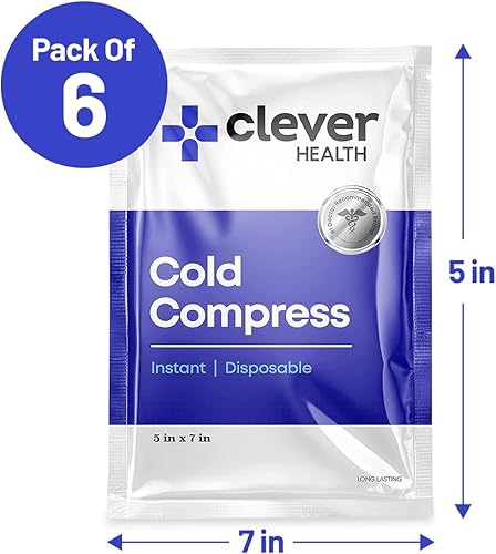 Miniatura 3 de Paquete frío instantáneo | Bolsas de hielo desechables – Terapia de frío – para lesiones, hinchazón, inflamación, distensiones musculares,