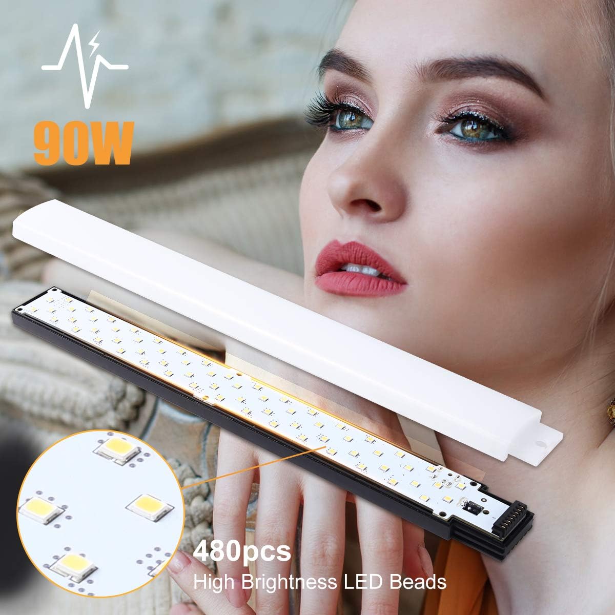 Prоmо 40% оƒƒ GVM Ring Light Kit with Tripod, 90W LED Circle Light with Detachable Light Bars Adjustable 3200K~5600K CRI 97+ Dimmable Bicolor LED Video Light for YouTube/Makeup/Vlogs/Live Streaming
