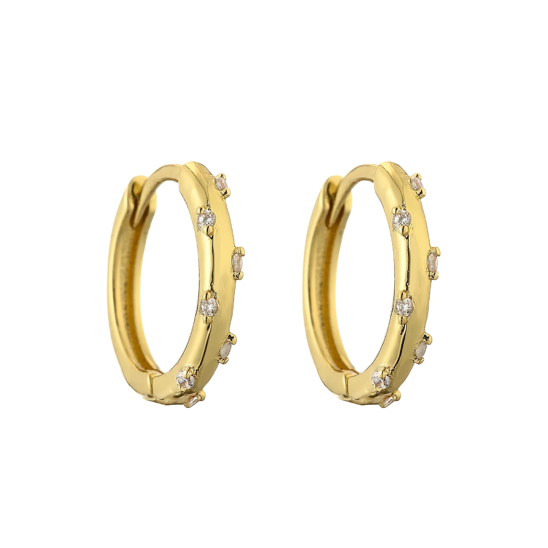 Purple Secret Cosmic Charm Hoop Earrings for Women (White), 18K Gold Plated Hoop Earrings, Perfect for Everyday Wear, Birthday Gifts For Women, Gift For Sister, Gift For girlfriend (B0D8YL4BF2) Amazon Price History, Amazon Price Tracker