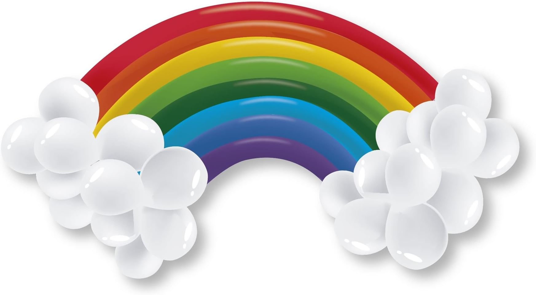 30 Pcs Rainbow Balloon Arch DIY Kit Kids Party Decoration Happy Birthday Set Latex Celebration Helium Quality