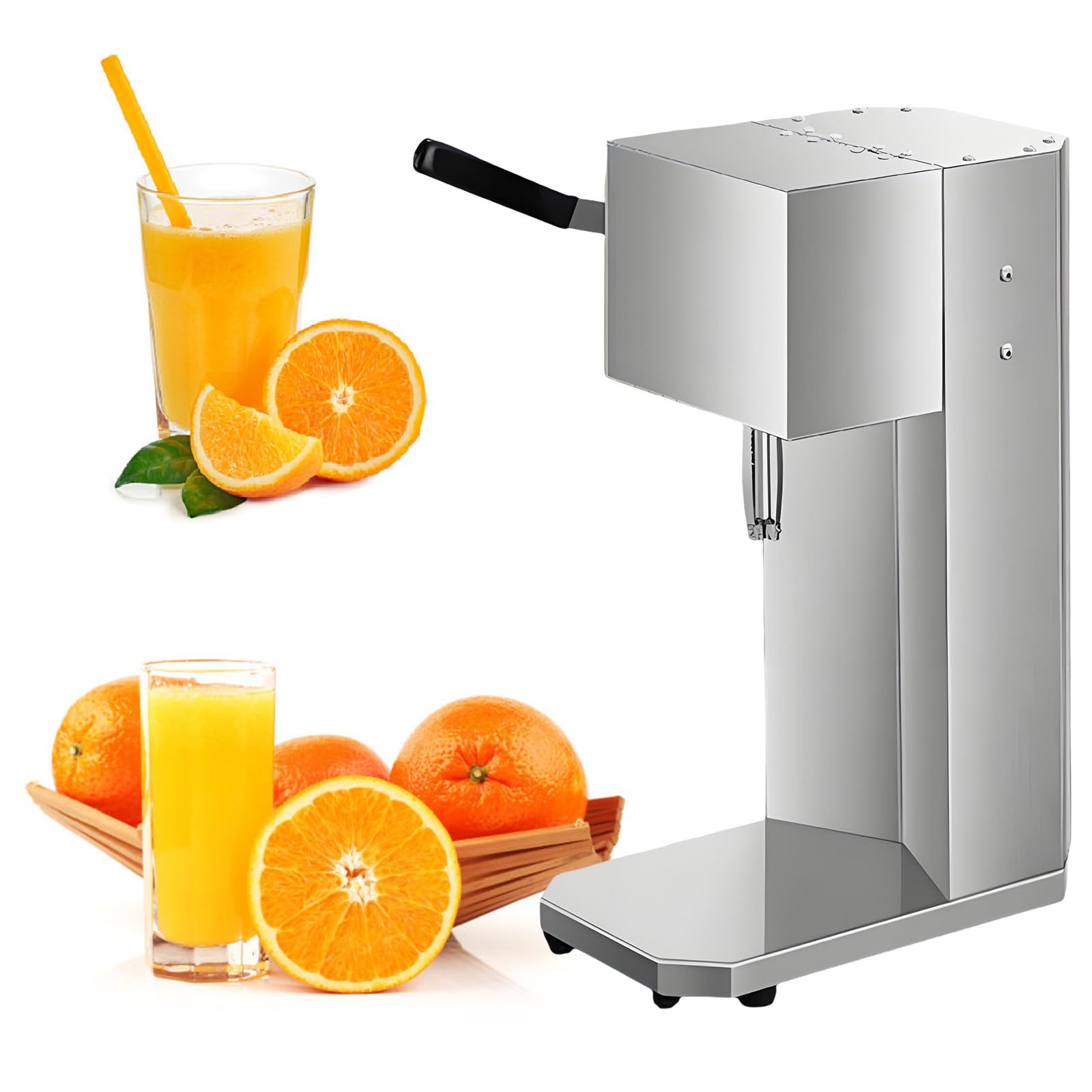 Estrattore di Succo di Frutta Fresca in Acciaio Inox - Spremiagrumi, Impugnatura Ergonomica, Spremiagrumi con 18000 RPM, Estrazione Efficiente di Agrumi e Altri Frutti