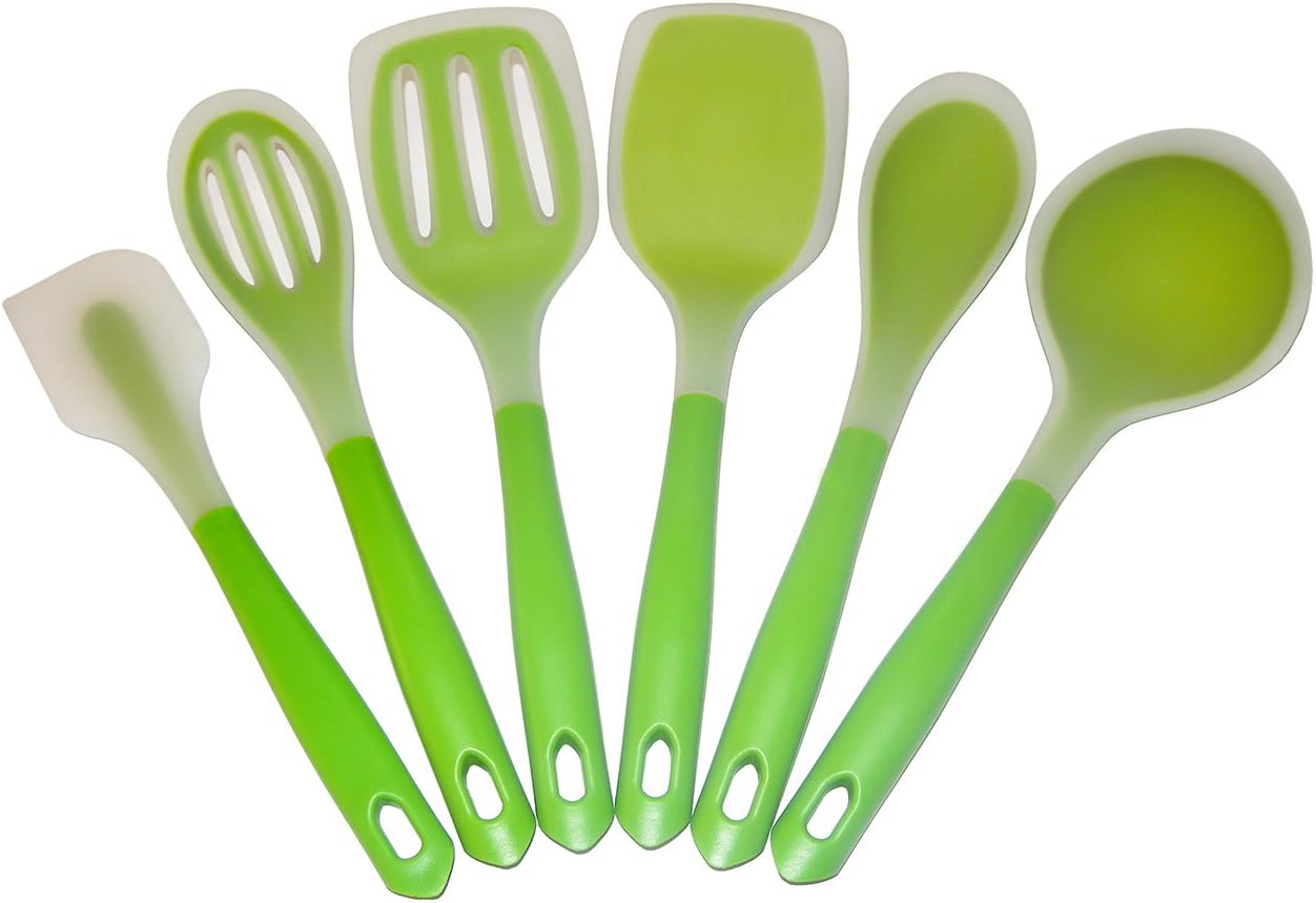 6-Piece Premium SGS Food Grade Silicone Cooking Utensil Set Extra Big Size