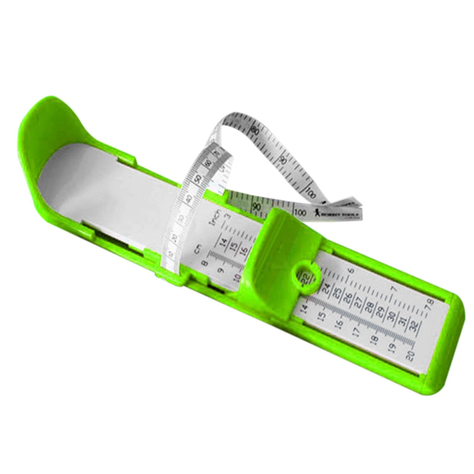 Jiingekk Green 20Cm Children Foot Size Measurer For Foot Width And Length Measurement To Ensures Accurate Shoe Sizing Measuring Device