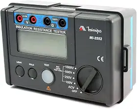 Megômetro Para Teste Resistência De Isolação Cat3 600V Mi2552 Minipa