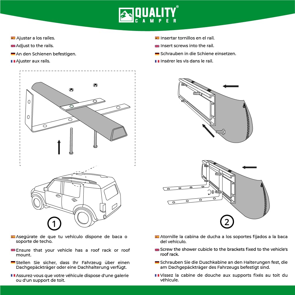 Cabina de Ducha 4×4 Offroad Quality Camper