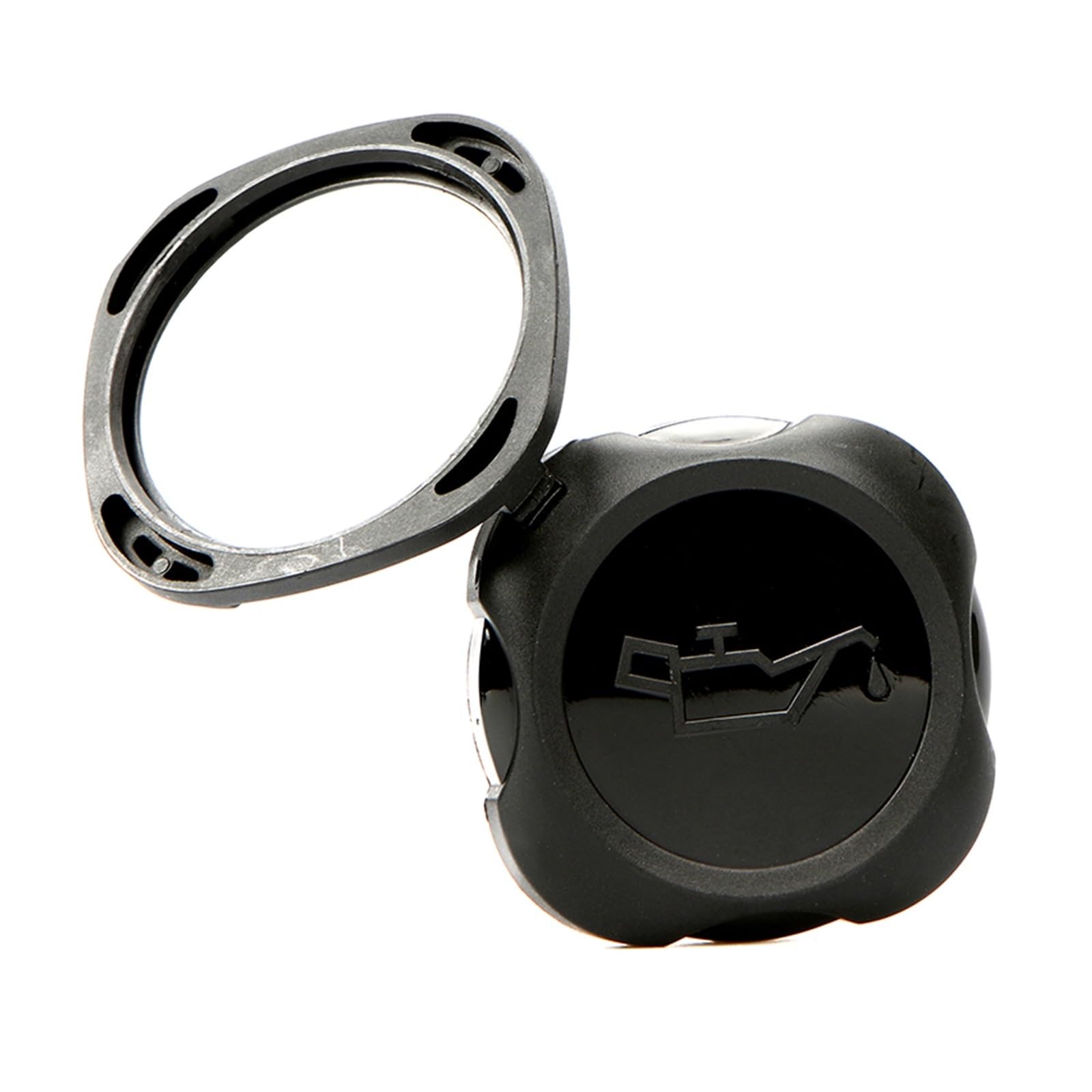 Bouchons de réservoir 1 Pc Bouchon De Remplissage D'huile Moteur De Voiture Couvercle De Remplissage Noir 11127560482 11127560482A Pour E90 E60 X1 E87 X3 X5 E70 X6 F02 F10 318i