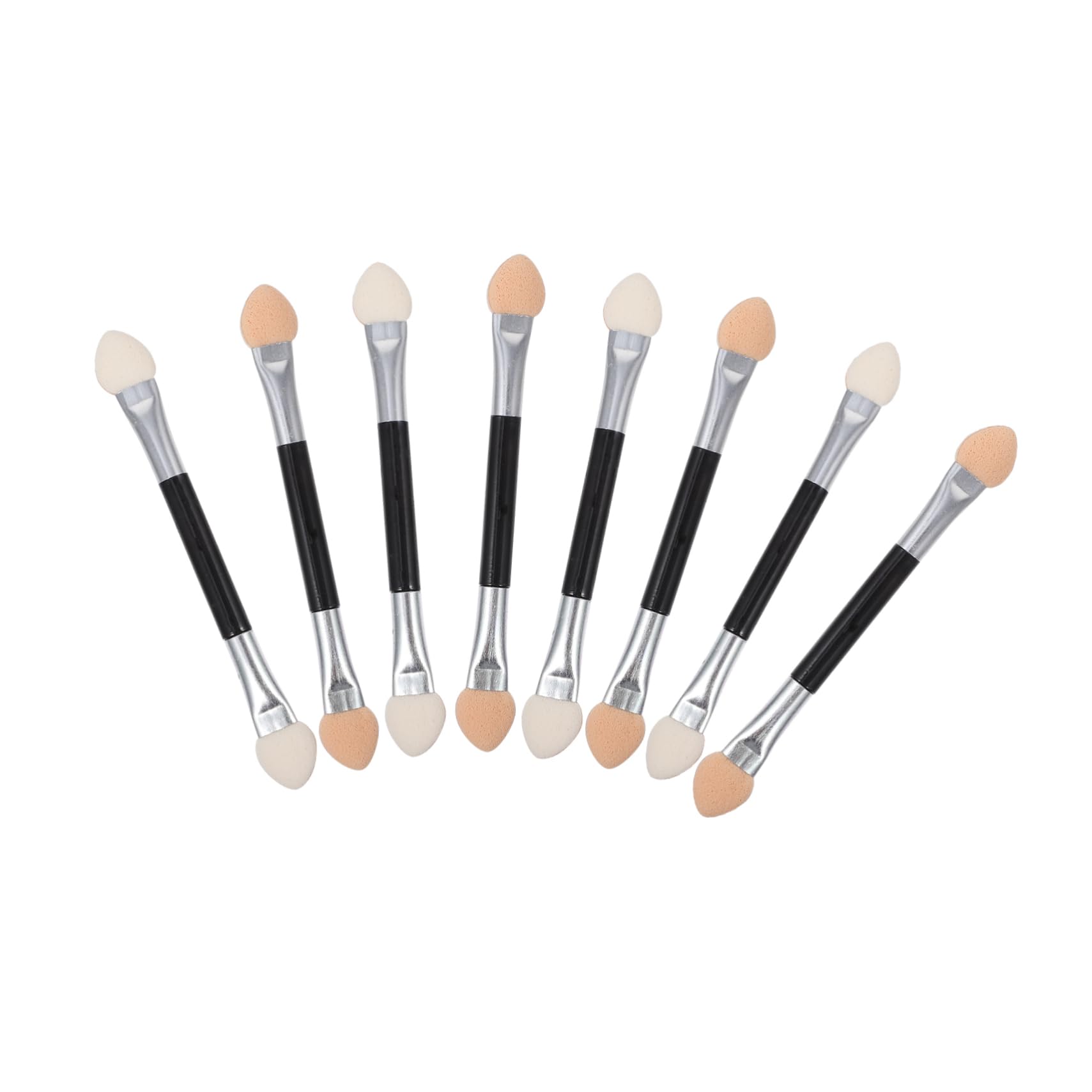 IWOWHERO Small Eyeshadow Brush Set 20pcs Disposable Makeup Tools for Eye Makeup Sponge Stick