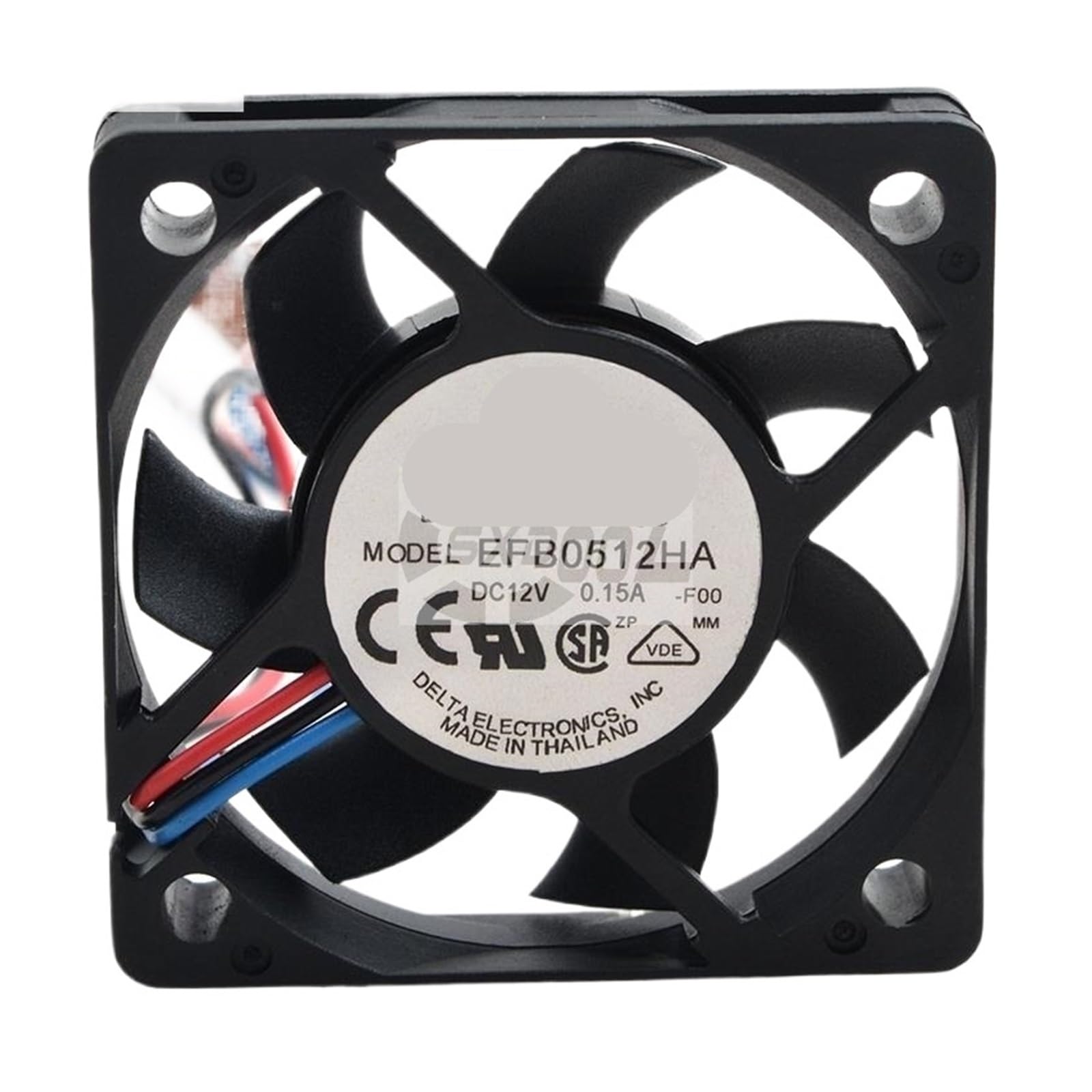 TYHUJKKL 50mm Fan EFB0512HA 50x50x10mm 12V 0.15A Ball Bearing 3-Pin CPU Cooling Fan
