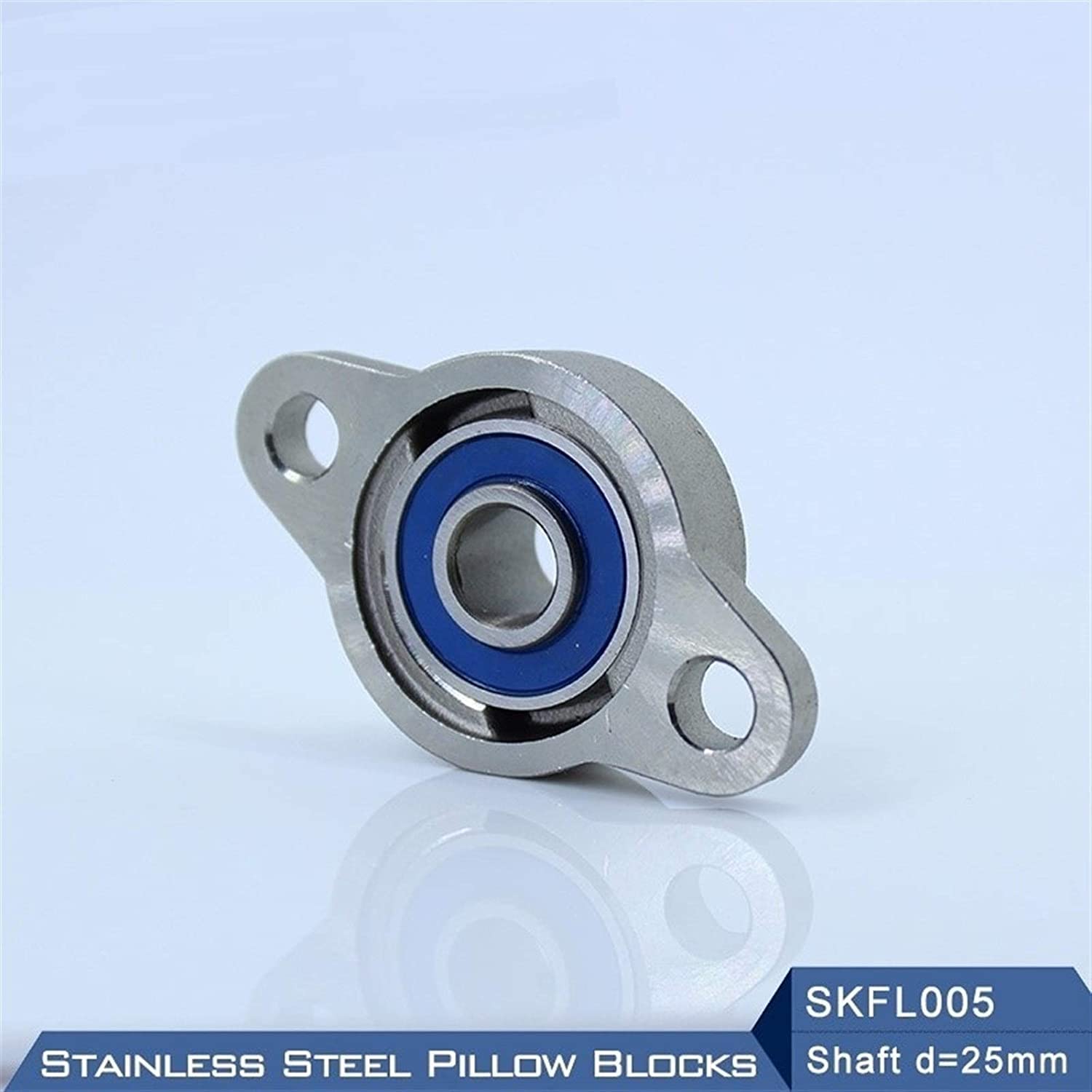 Rodamientos montados TMP1105 SKFL005 Eje de rodamiento 25 mm SSKFL005 Bloque de Almohada de Acero Inoxidable S KFL005 25 mm Alojamientos de rodamiento Precisión
