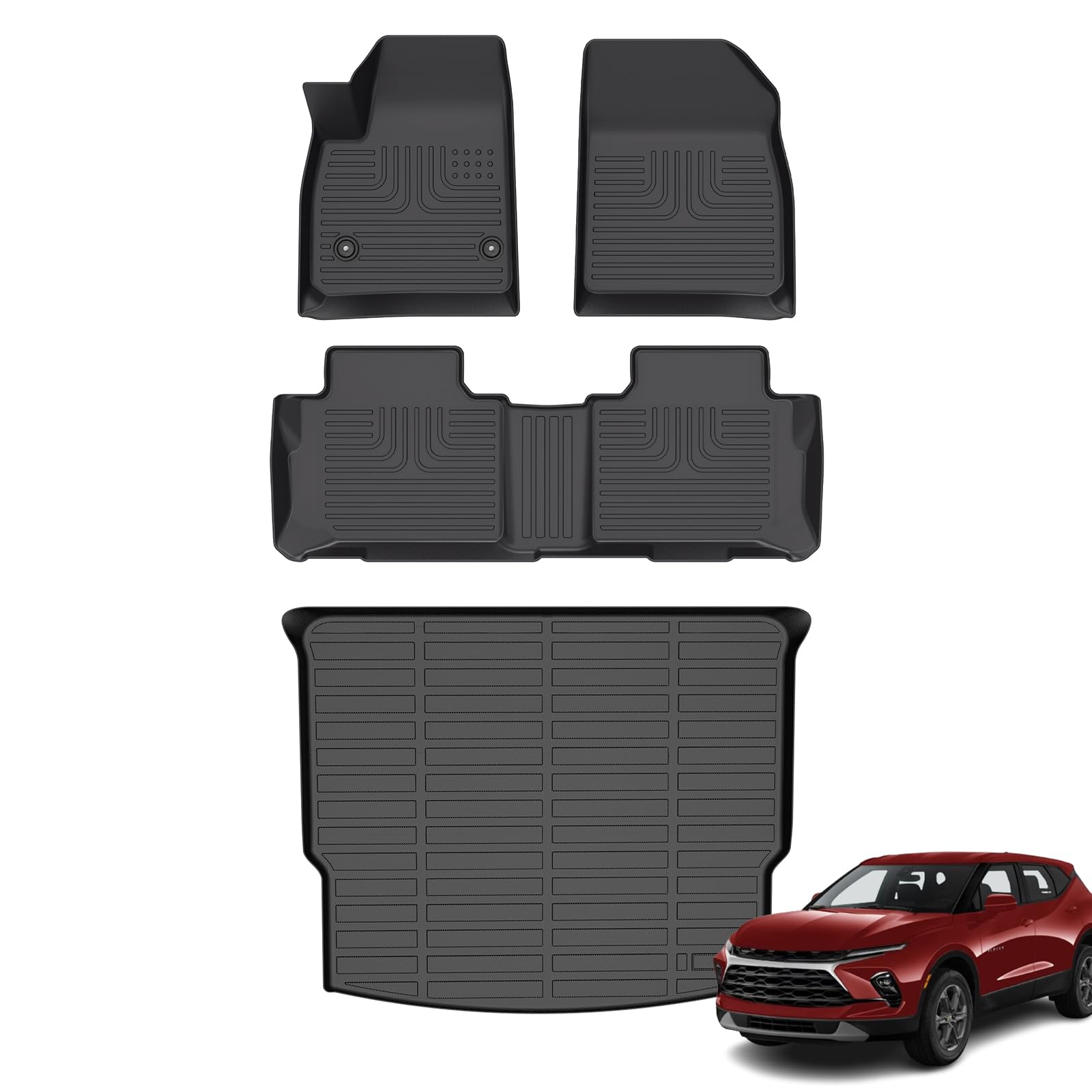 Floor Mats &amp; Cargo Liner for Chevrolet Chevy Blazer 2019-2026