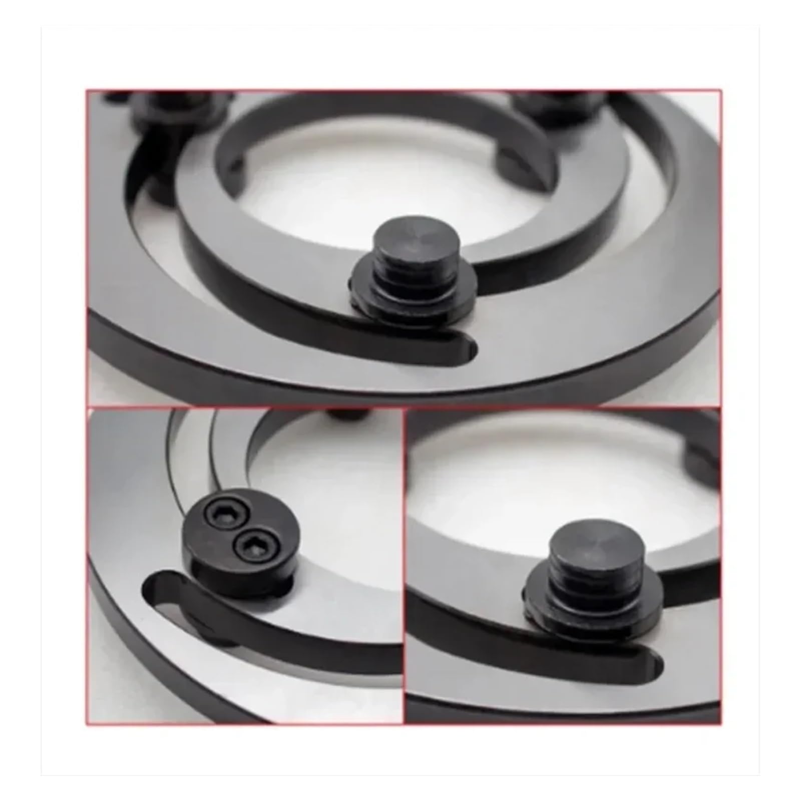 Anillo de mandrinado de mandíbula suave ajustable de 10 pulgadas for torno CNC y máquinas herramientas de precisión 0,005
