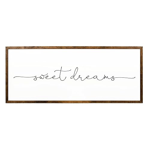 Miniatura 5 de 10x20 inches, Sweet Dreams Wooden Sign  Inspirational Quote Decor  Farmhouse Bedroom  Nursery Home Accent  Unique Gift Idea  Distressed Wood  Rustic