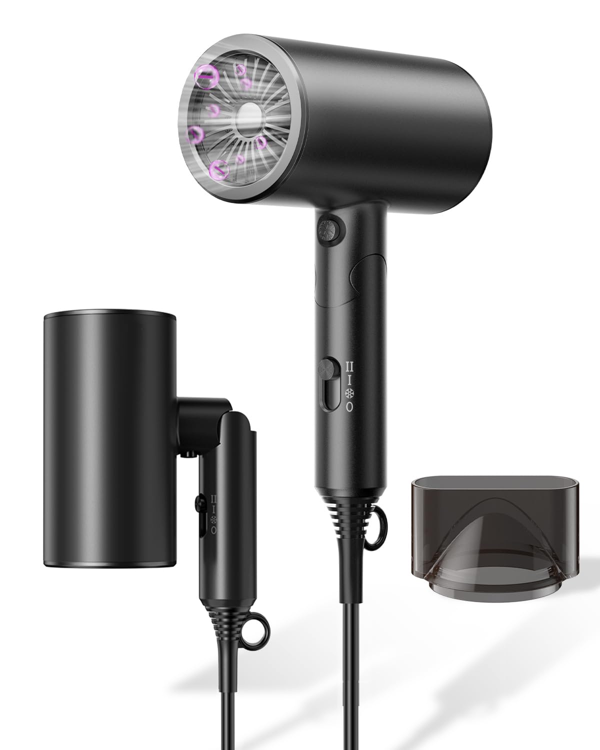 ヘアドライヤー 大風量 1500W ヘアケア ツヤ髪 ノズル付き ヘアサロン Amazon | ヘアドライヤー 大風量 速乾 【1500W 高速モーター
