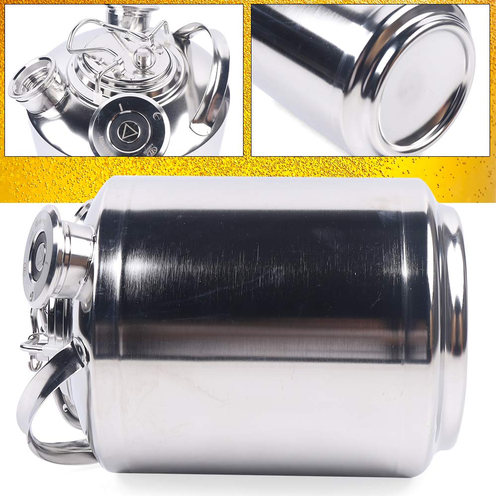 MINRS Fût De Nettoyage De Bière En Acier Inoxydable De 10