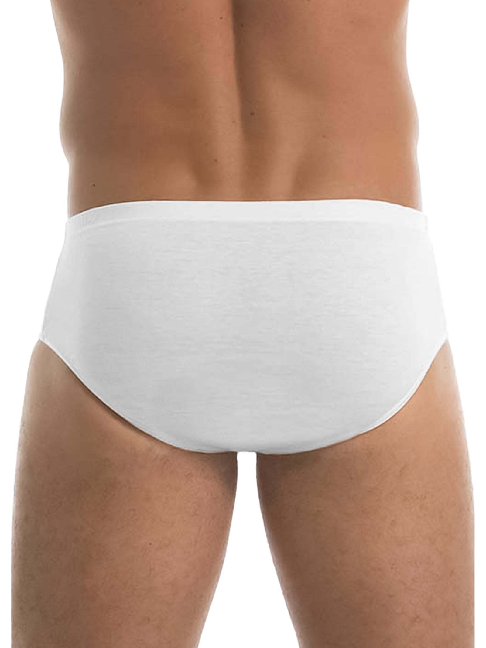 GARDA - 6 Slip Uomo Alto in Cotone Mercerizzato, Elastico Interno Art. 0924