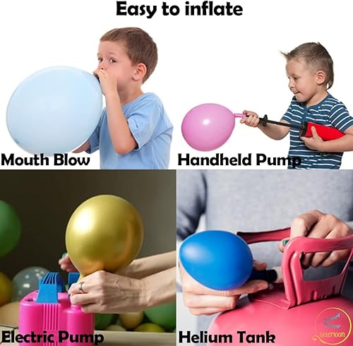 Miniatura 2 de AFTERLOON - Mini globos biodegradables, 100 unidades, color vino tinto de 5 pulgadas, color mate grueso extra fuerte de látex, flotador de helio,