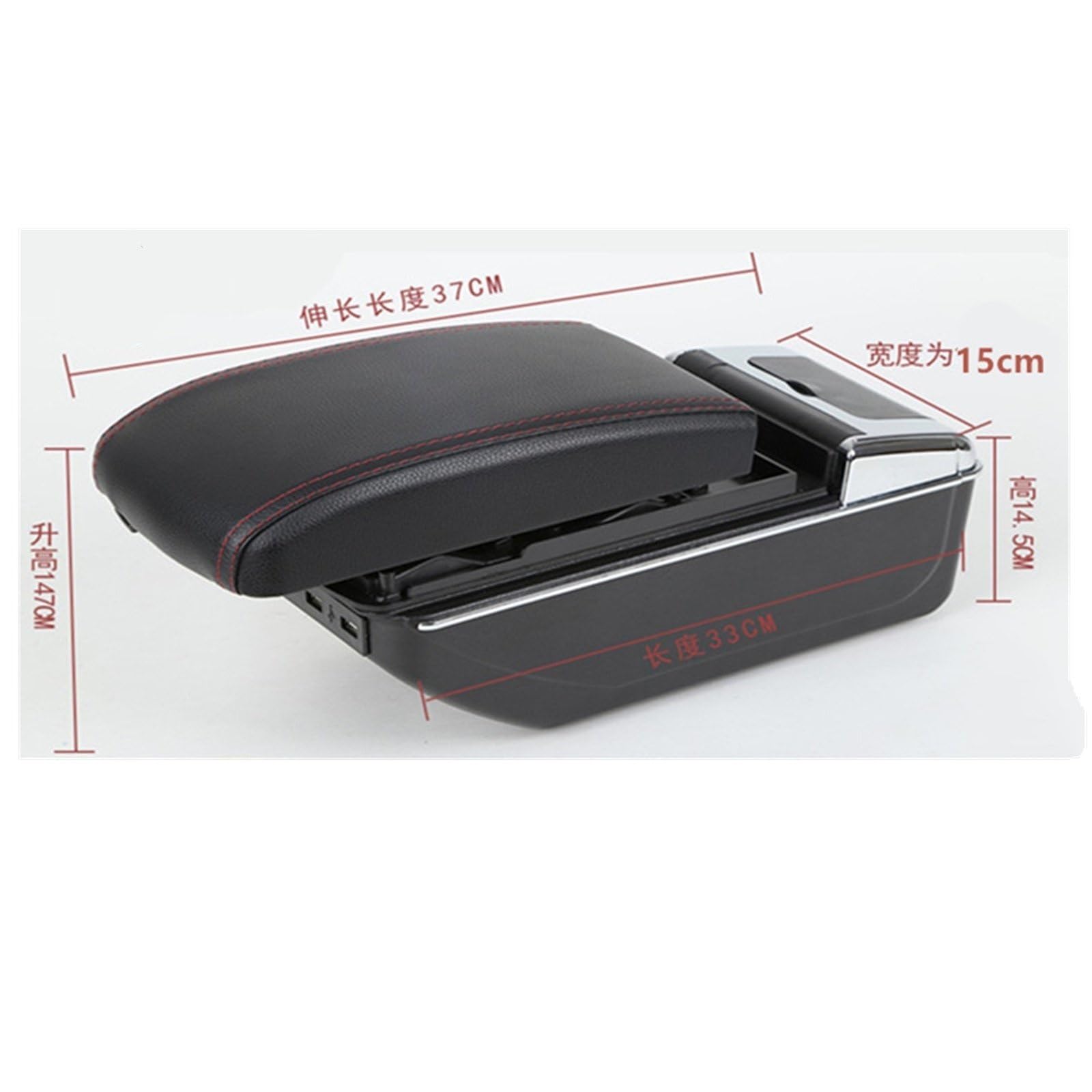 Bracciolo Centrale Per Audi A1 8X1 2012-2018 - Coperchio Console Nero Di Ricambio - Foto 6