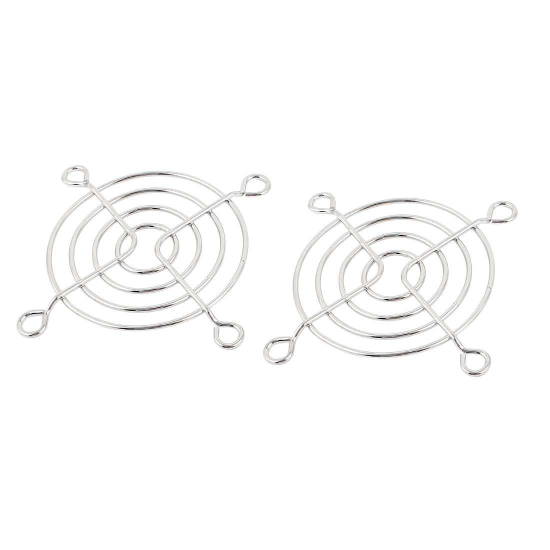 sourcing map 2 Piezas Alambre De Metal Protector Dedos Proteger Rejilla para 60mm PC Ventilador Enfriador