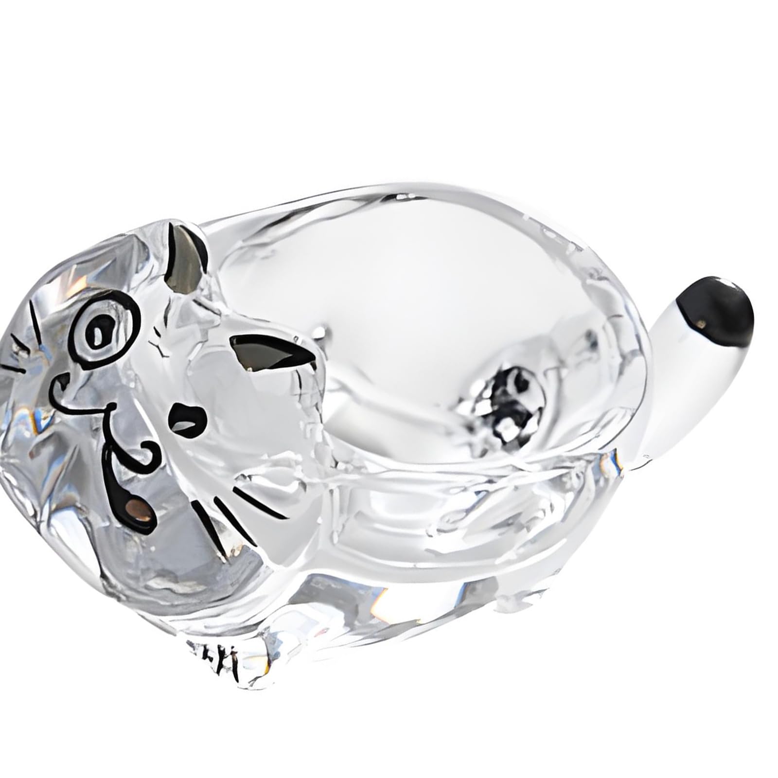APGLSXY Shaped Condiment Bowl with Chopstick Rest, Clear Glass Sauce Server for Sushi Dipping and Home Table Settings Glass Sauce Bowl Chopstick Rest Dipping Condiment Small Tabletop Sushi Family