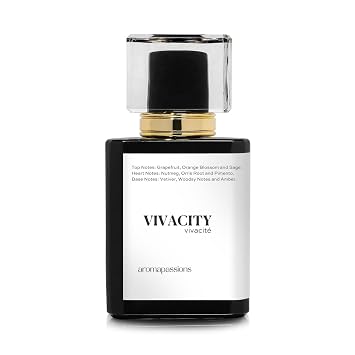 aromapassions VIVACITY | Inspired by TF. GREY VETIVER | Pheromone Perfume for Men | Extrait De Parfum | Long Lasting Dupe Clone Essential Oils Fragrance | Perfume De Hombre | 100 ml / 3.4 Fl Oz