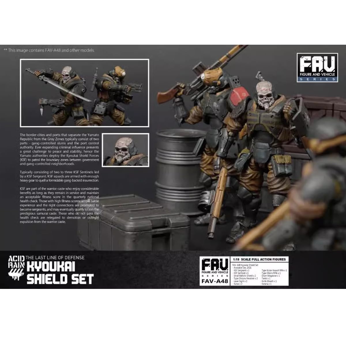 アシッドレイン　セット Amazon | HiPlay TOY ALLIANCE 1/18 ACID RAIN FAV-A48 境界