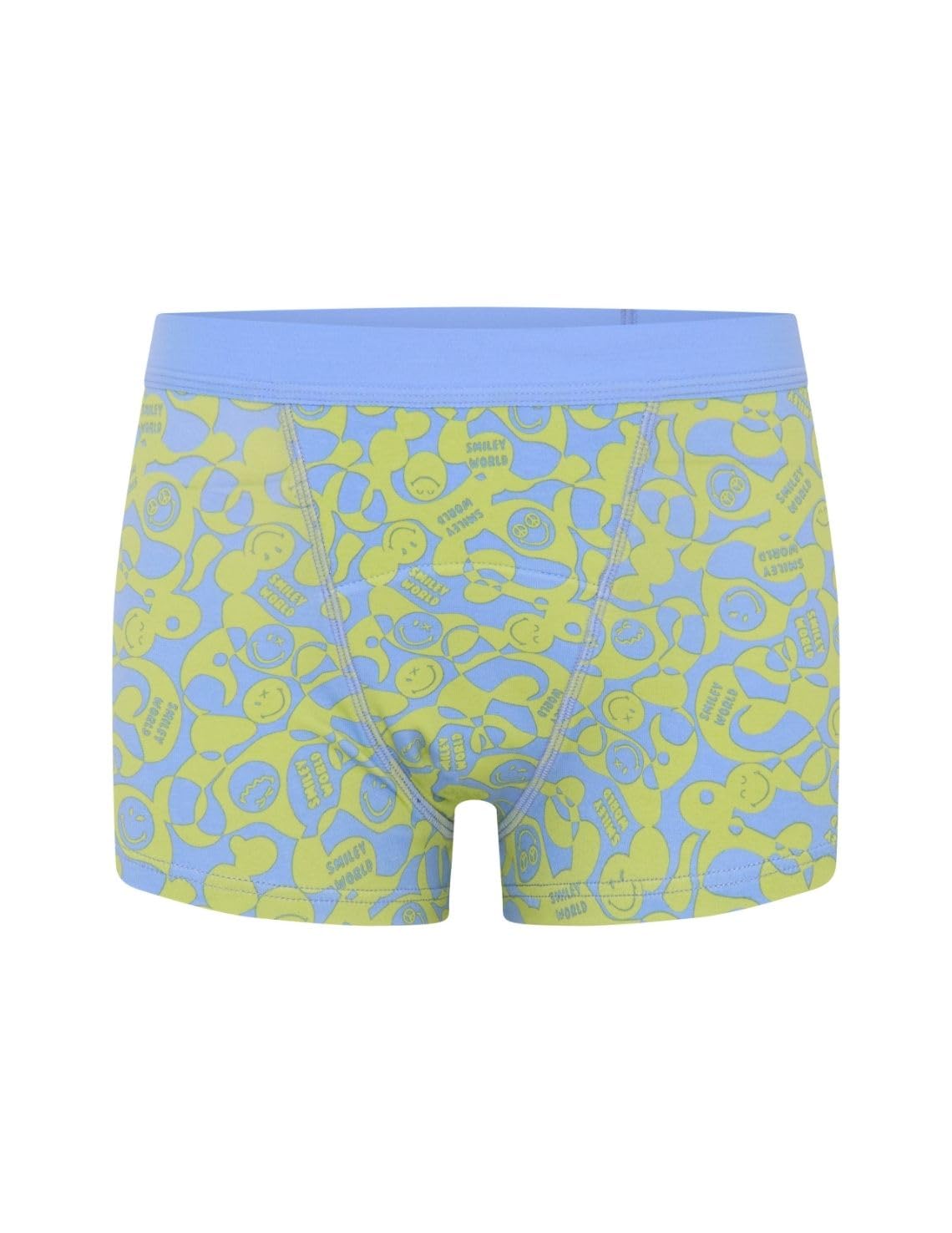 Modibodi Girls Groovy Green Period Pants For Teenage - Smileyworld Hipster Boyshort Super Absorbency (50Ml) Leakproof Knickers - Size Y12-14