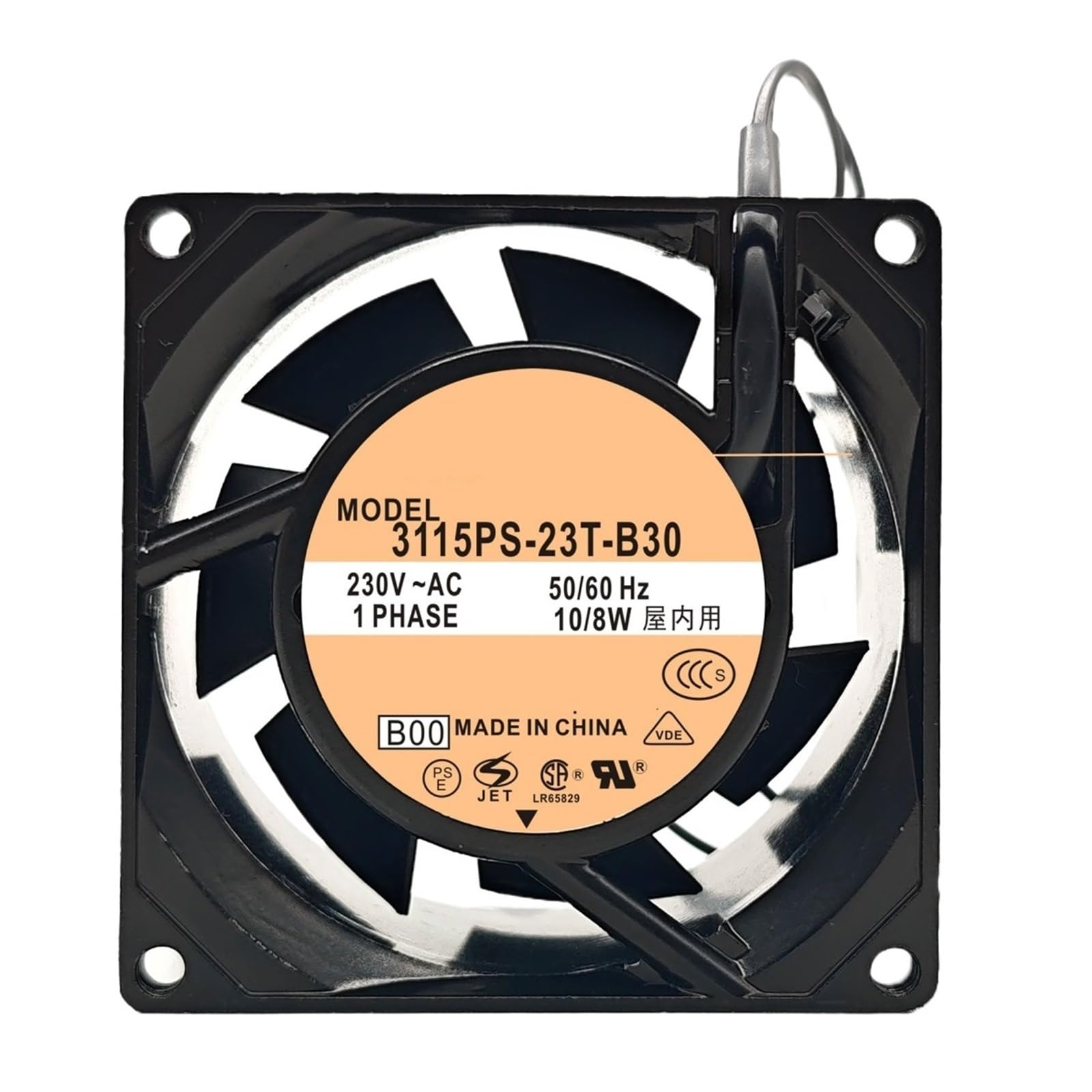 ZBWZXBDJ Cooling Fan 3115PS-23-B30 3 AC 230V 10/8W 8CM 8038 80 * 80 * 38mm