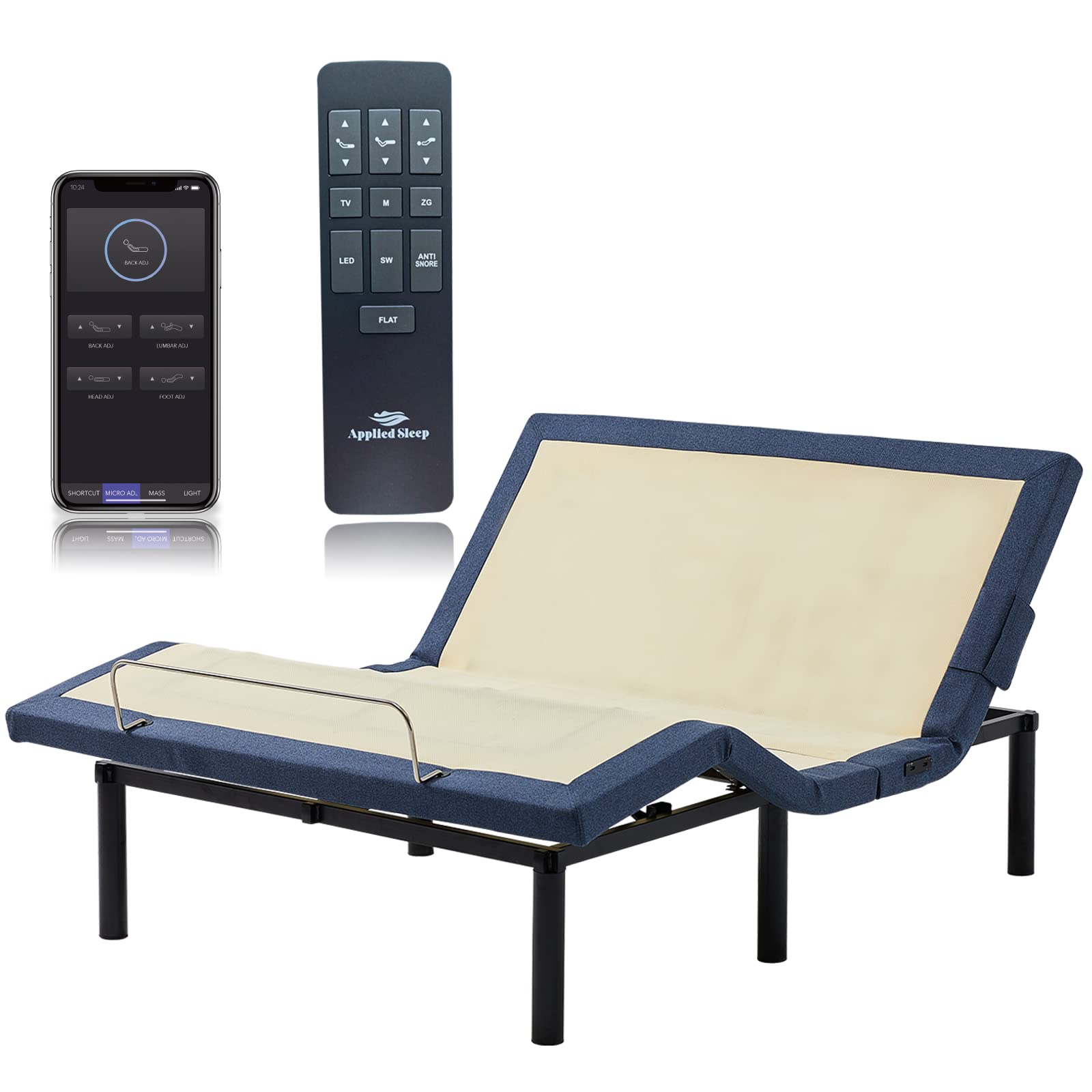 Buy Applied Queen Size Adjustable Bed Frame, Adjustable Bed Base with