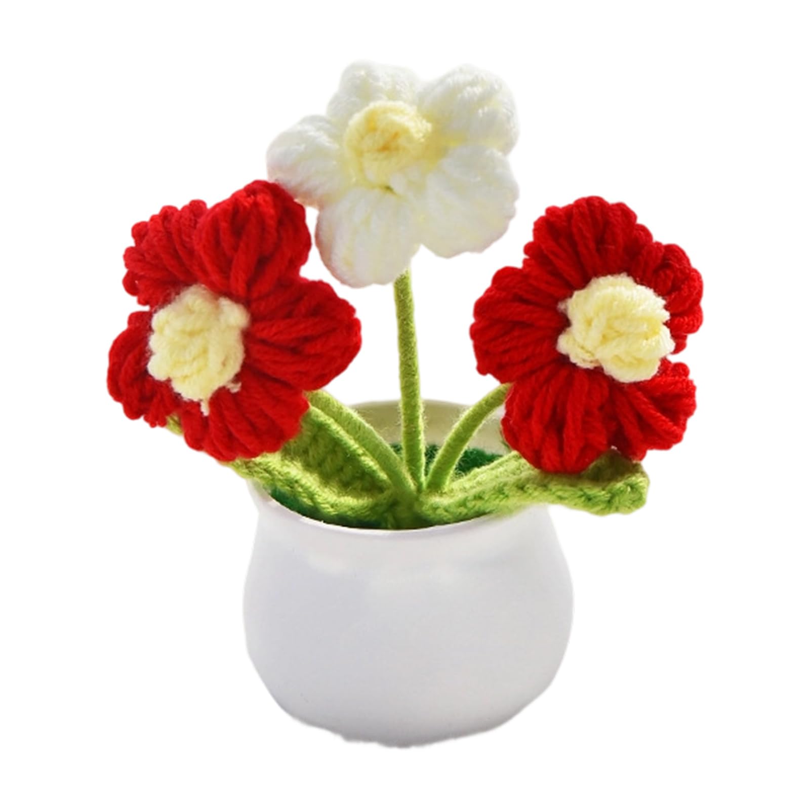Carotoe C Arotoe Artisti Knitted Floral Set Safe Decor Handcrafted Roses Birthday Elebration Table Enterpieces Long Time Rochet Roses For Event