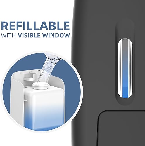 Miniatura 6 de Dispensador de jabón de pared de 28 onzas, dispensador de jabón de manos comercial para baño, gel líquido, dispensador de desinfectante de manos,