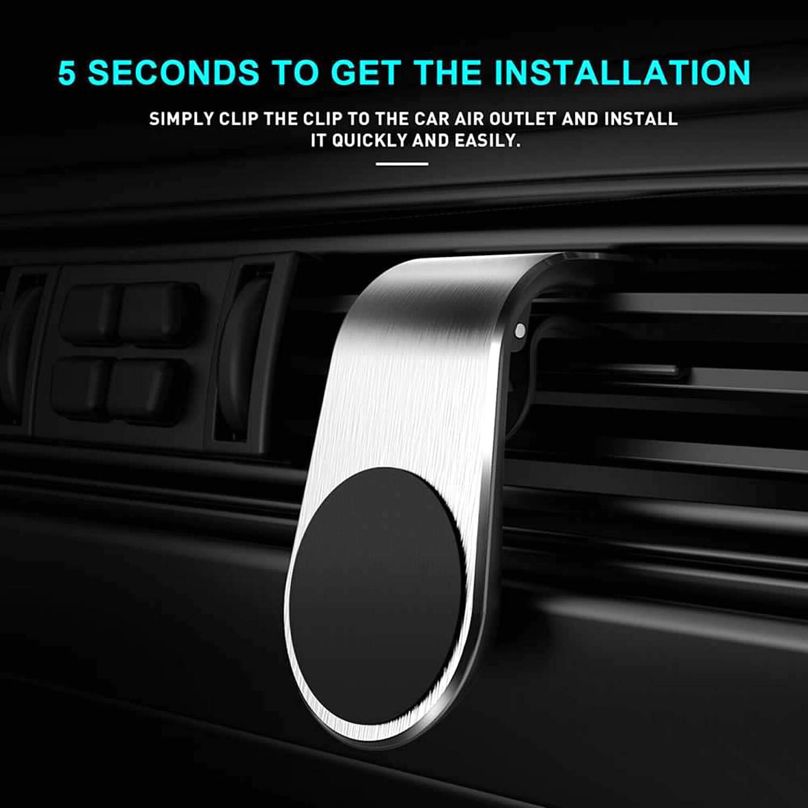 Support De Téléphone Aimant Universel Grille De Ventilation De Voiture Support De Voiture Smartphone Pour Voiture Air Grille