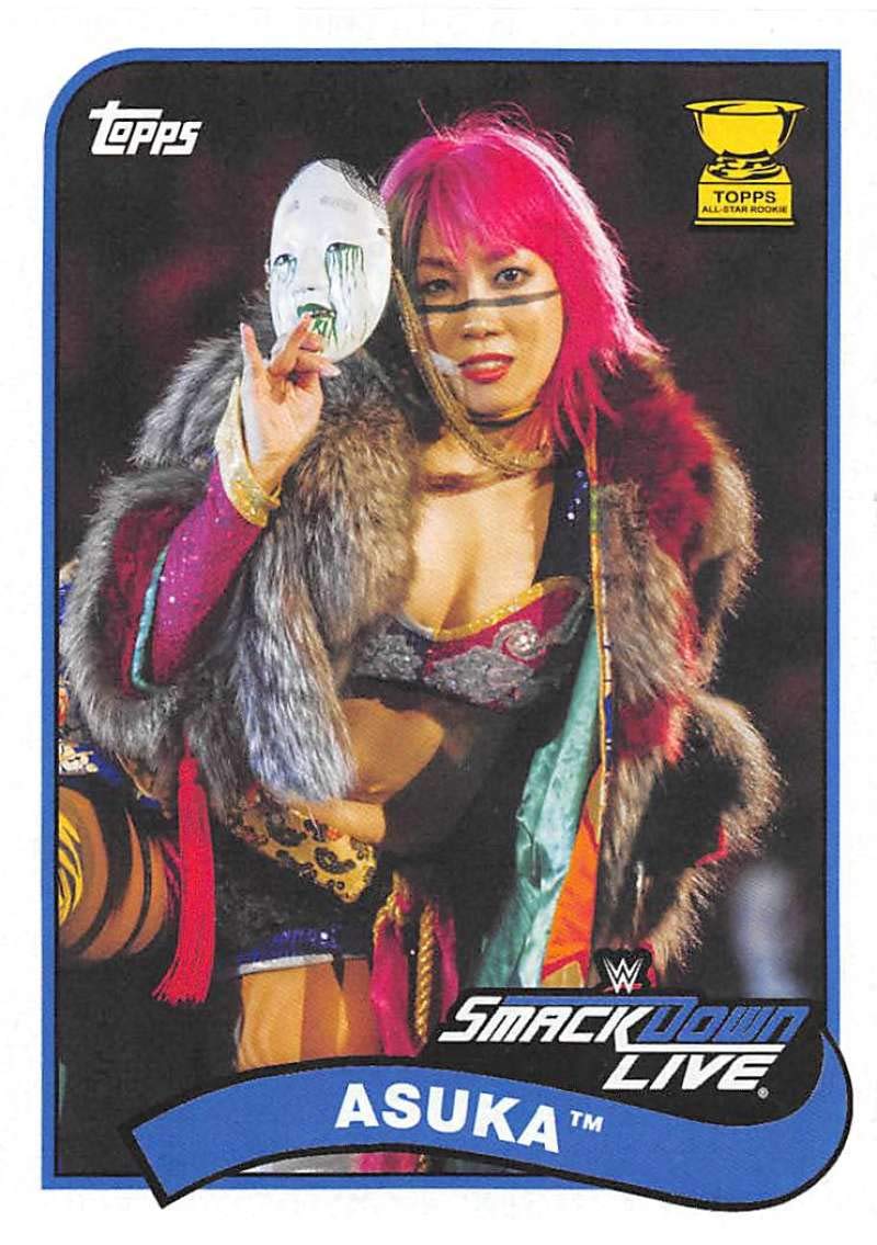 Amazon.com: 2018 Topps Heritage WWE #7 Asuka SmackDown LIVE